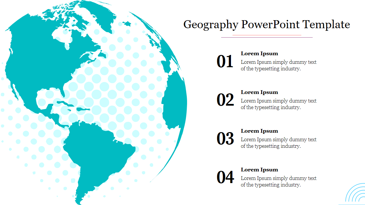Free Geography PowerPoint Template